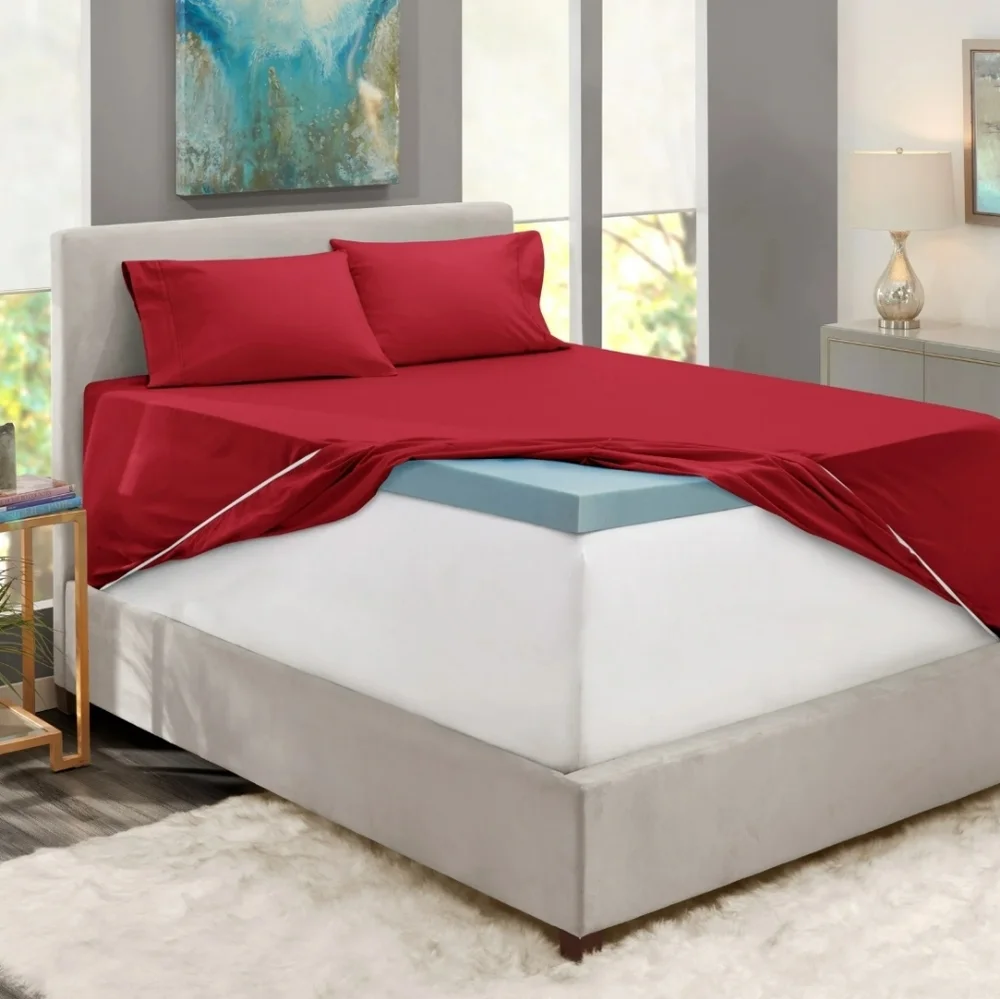 New Luxury Soft Microfiber Extra Deep Pocket 6 Piece Bed Sheets Set